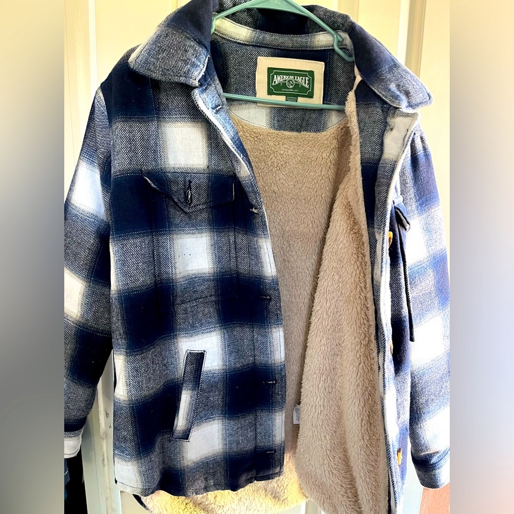 Sherpa Plaid Jacket